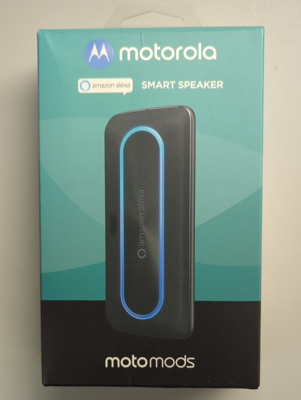Motorola Smart Speaker Moto Mod in Black with Blue Accent